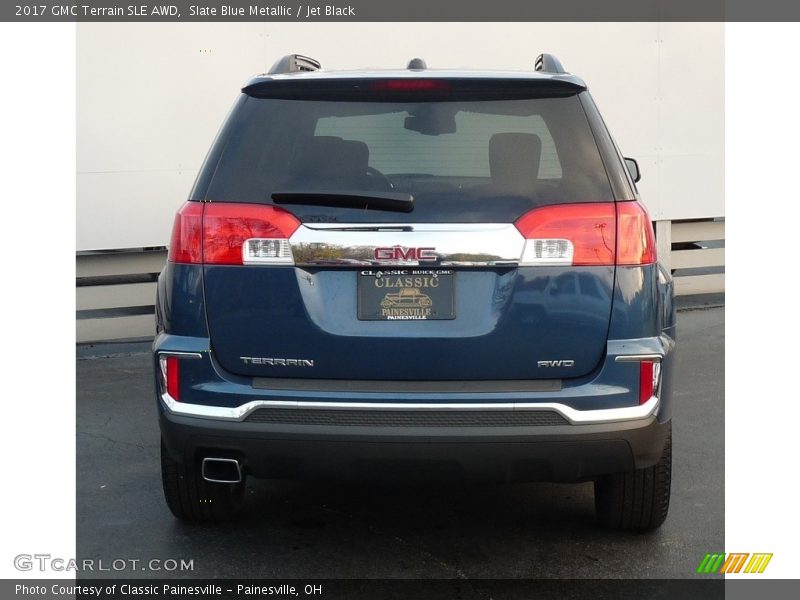 Slate Blue Metallic / Jet Black 2017 GMC Terrain SLE AWD