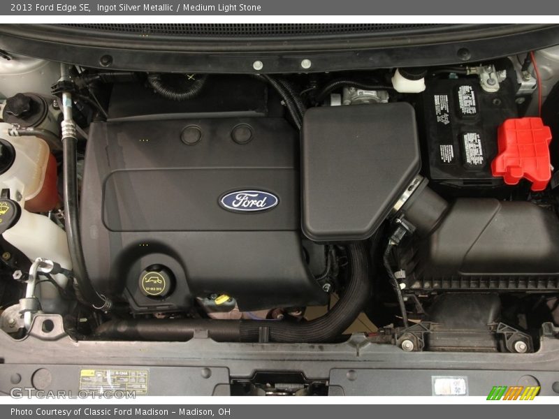 Ingot Silver Metallic / Medium Light Stone 2013 Ford Edge SE