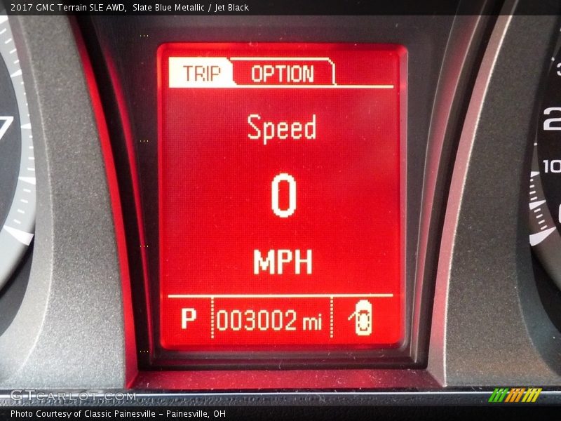 Slate Blue Metallic / Jet Black 2017 GMC Terrain SLE AWD