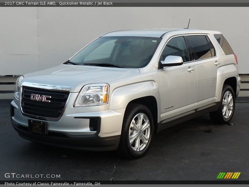 Quicksilver Metallic / Jet Black 2017 GMC Terrain SLE AWD