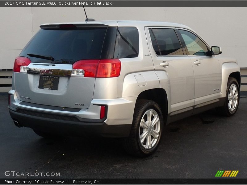 Quicksilver Metallic / Jet Black 2017 GMC Terrain SLE AWD