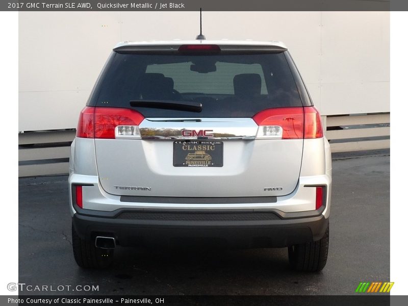 Quicksilver Metallic / Jet Black 2017 GMC Terrain SLE AWD