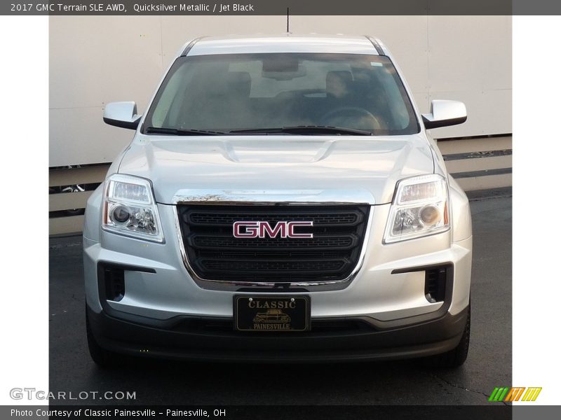 Quicksilver Metallic / Jet Black 2017 GMC Terrain SLE AWD