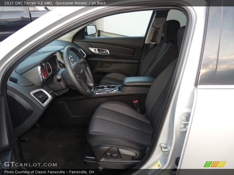 Quicksilver Metallic / Jet Black 2017 GMC Terrain SLE AWD