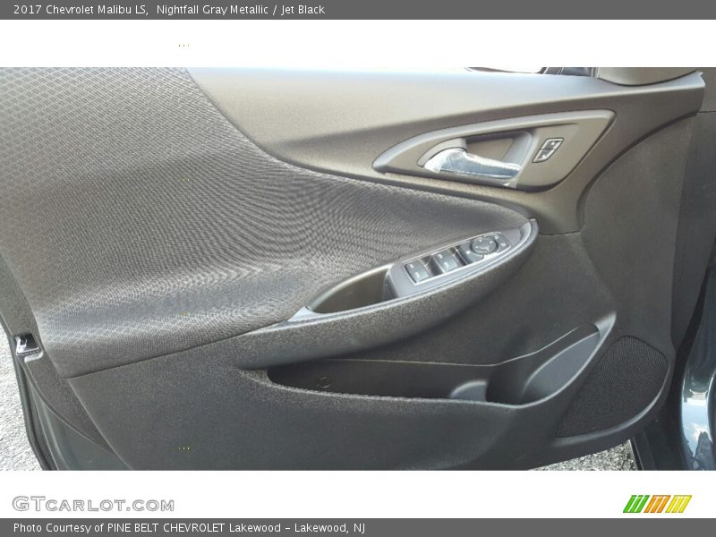 Nightfall Gray Metallic / Jet Black 2017 Chevrolet Malibu LS