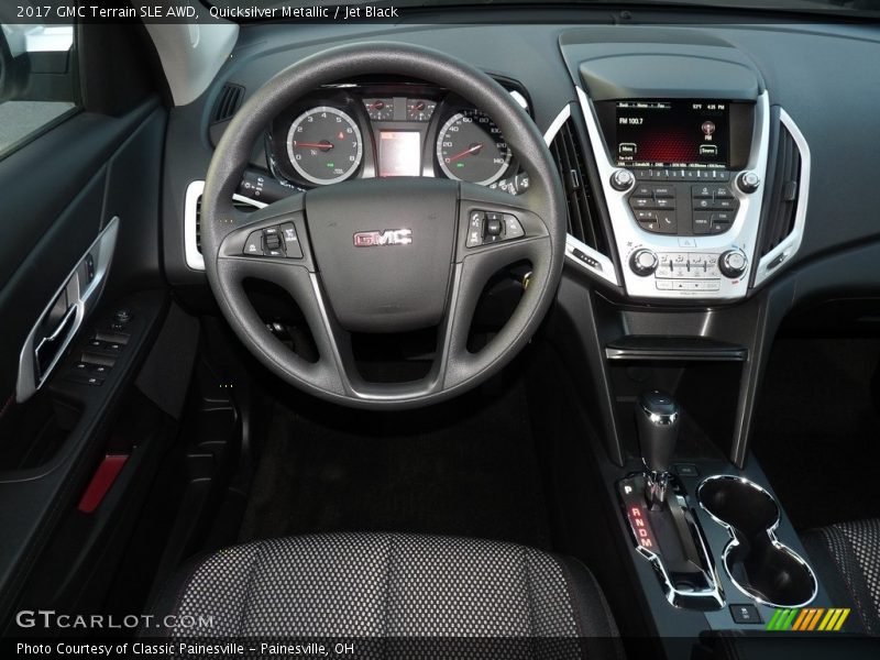 Quicksilver Metallic / Jet Black 2017 GMC Terrain SLE AWD