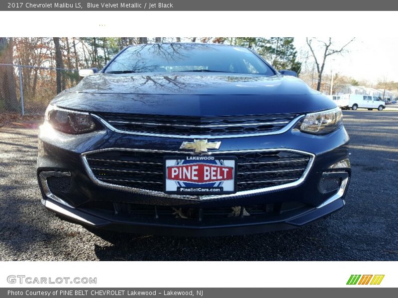 Blue Velvet Metallic / Jet Black 2017 Chevrolet Malibu LS