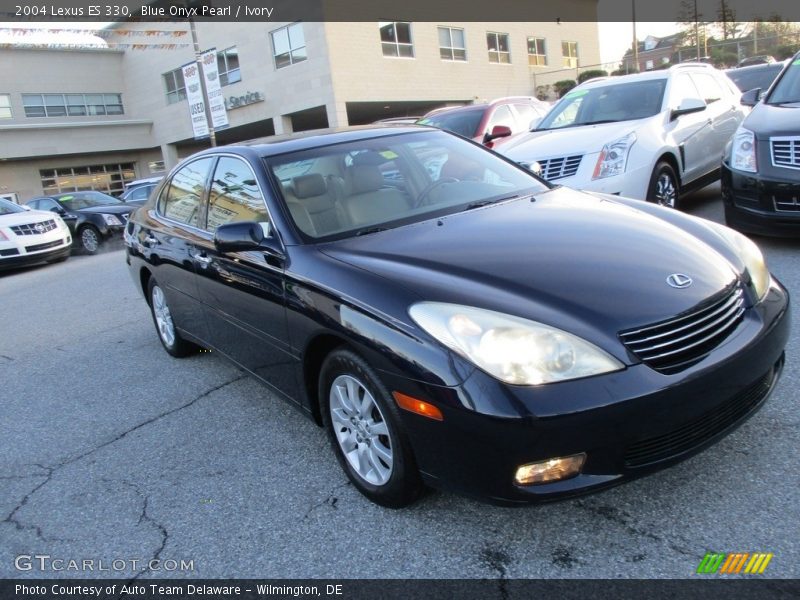 Blue Onyx Pearl / Ivory 2004 Lexus ES 330