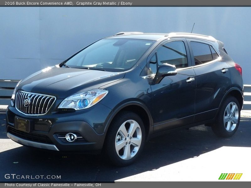 Graphite Gray Metallic / Ebony 2016 Buick Encore Convenience AWD