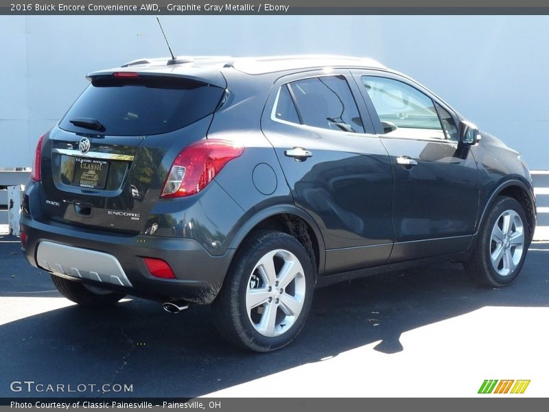 Graphite Gray Metallic / Ebony 2016 Buick Encore Convenience AWD