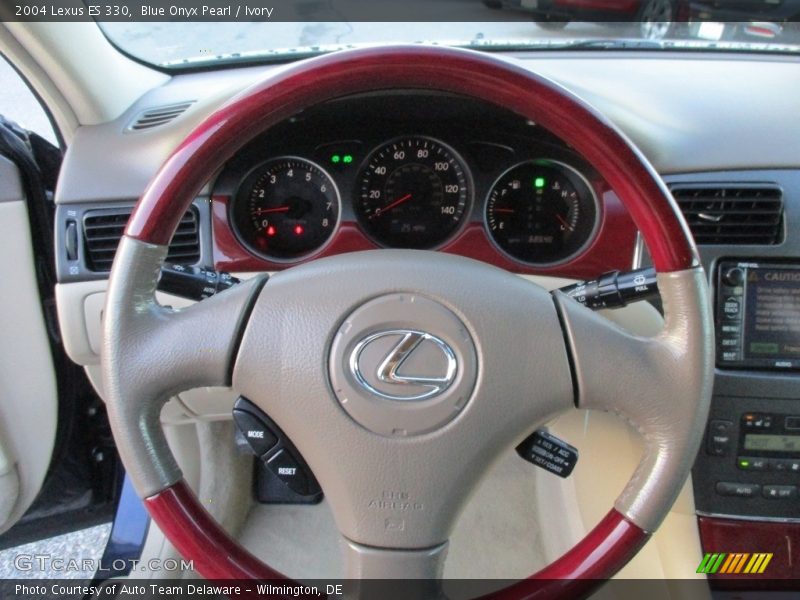 Blue Onyx Pearl / Ivory 2004 Lexus ES 330