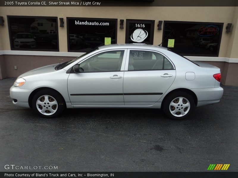 Silver Streak Mica / Light Gray 2005 Toyota Corolla CE