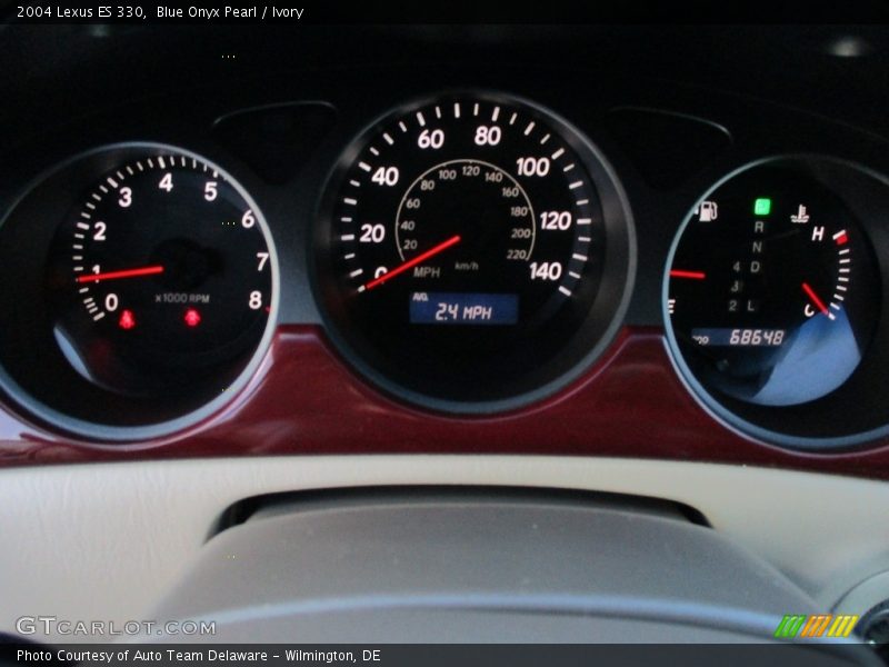 Blue Onyx Pearl / Ivory 2004 Lexus ES 330