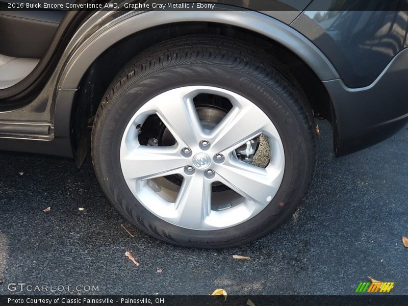 Graphite Gray Metallic / Ebony 2016 Buick Encore Convenience AWD