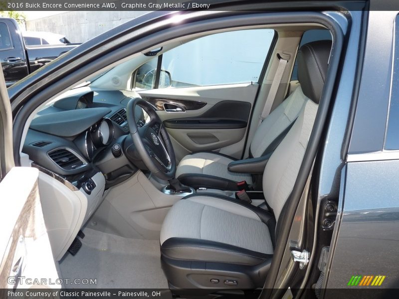 Graphite Gray Metallic / Ebony 2016 Buick Encore Convenience AWD