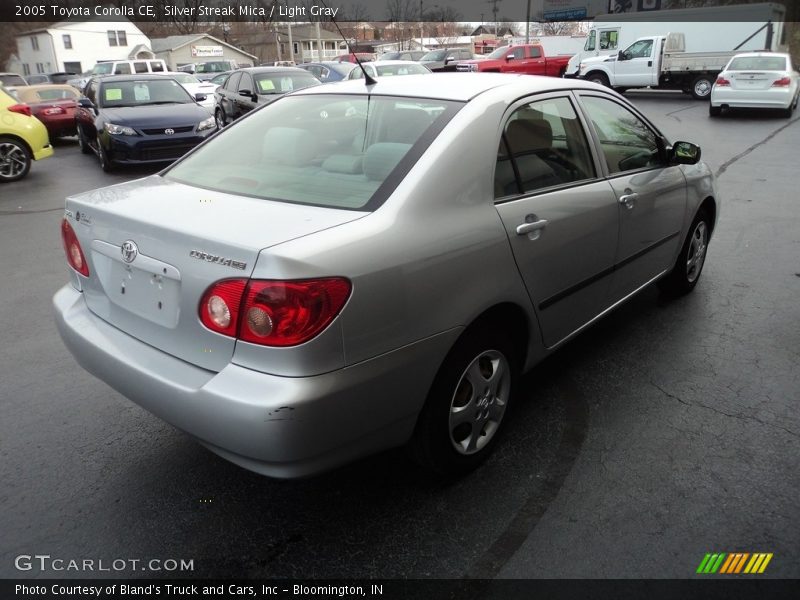 Silver Streak Mica / Light Gray 2005 Toyota Corolla CE