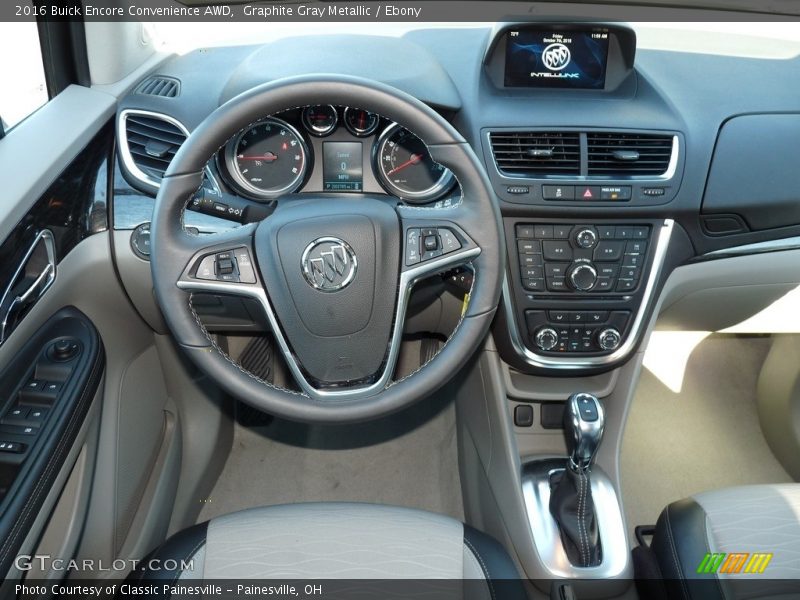 Graphite Gray Metallic / Ebony 2016 Buick Encore Convenience AWD