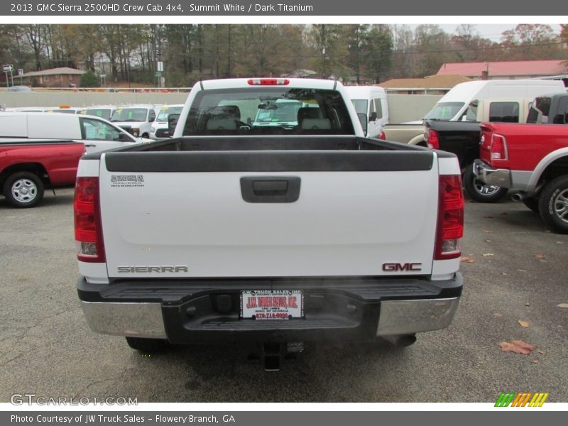 Summit White / Dark Titanium 2013 GMC Sierra 2500HD Crew Cab 4x4