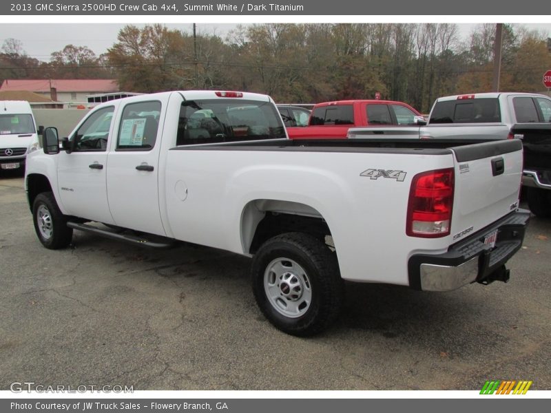 Summit White / Dark Titanium 2013 GMC Sierra 2500HD Crew Cab 4x4