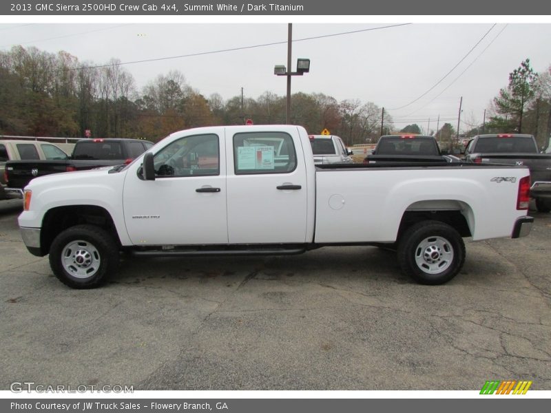 Summit White / Dark Titanium 2013 GMC Sierra 2500HD Crew Cab 4x4