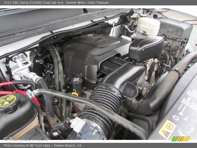 Summit White / Dark Titanium 2013 GMC Sierra 2500HD Crew Cab 4x4
