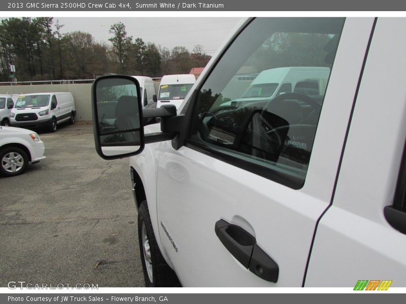 Summit White / Dark Titanium 2013 GMC Sierra 2500HD Crew Cab 4x4