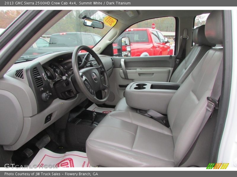 Summit White / Dark Titanium 2013 GMC Sierra 2500HD Crew Cab 4x4