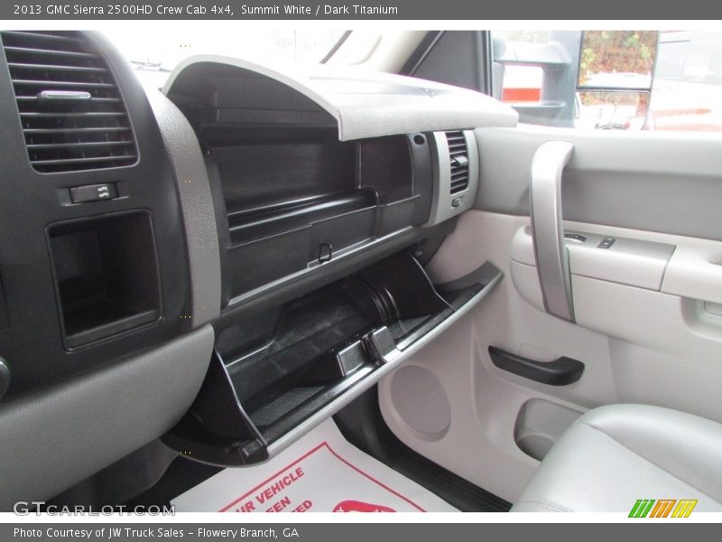 Summit White / Dark Titanium 2013 GMC Sierra 2500HD Crew Cab 4x4