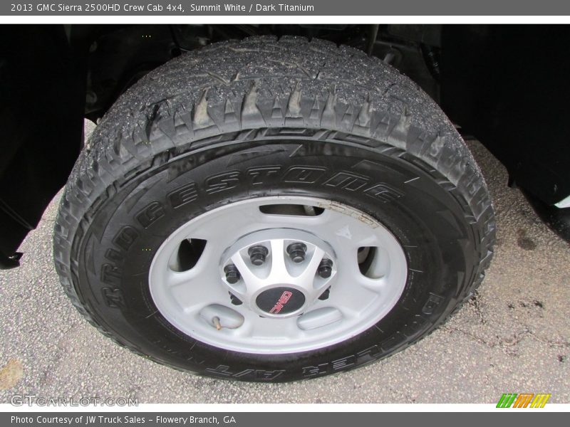 Summit White / Dark Titanium 2013 GMC Sierra 2500HD Crew Cab 4x4