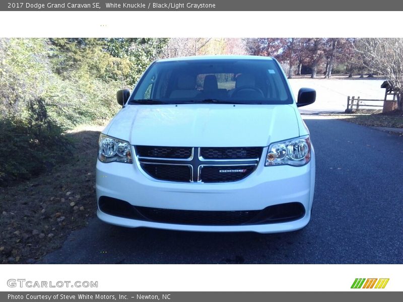White Knuckle / Black/Light Graystone 2017 Dodge Grand Caravan SE