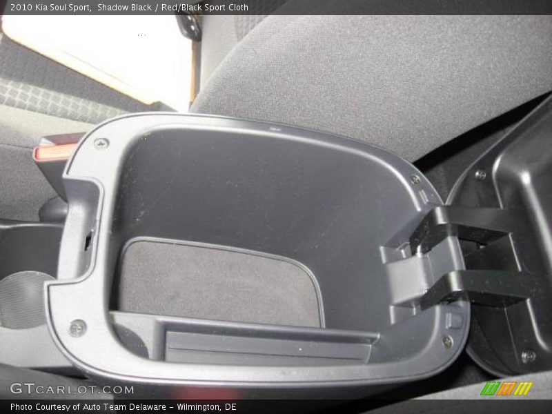 Shadow Black / Red/Black Sport Cloth 2010 Kia Soul Sport