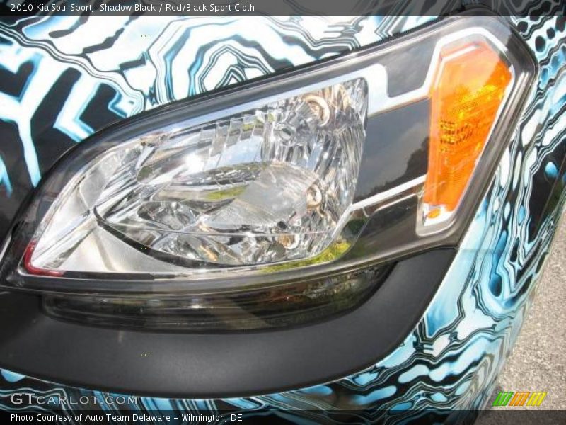 Shadow Black / Red/Black Sport Cloth 2010 Kia Soul Sport