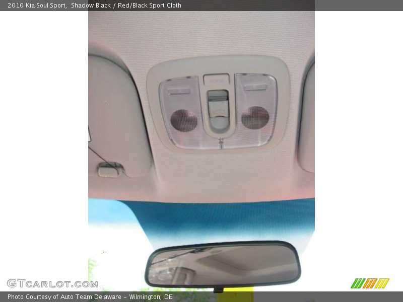 Shadow Black / Red/Black Sport Cloth 2010 Kia Soul Sport