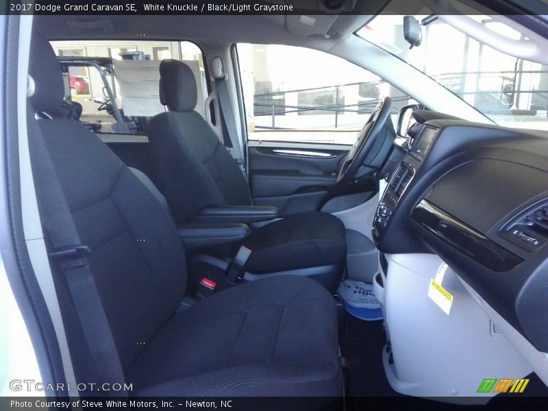 White Knuckle / Black/Light Graystone 2017 Dodge Grand Caravan SE
