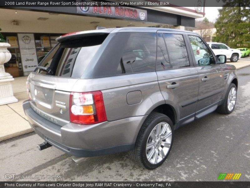 Stornoway Grey Metallic / Ebony Black 2008 Land Rover Range Rover Sport Supercharged