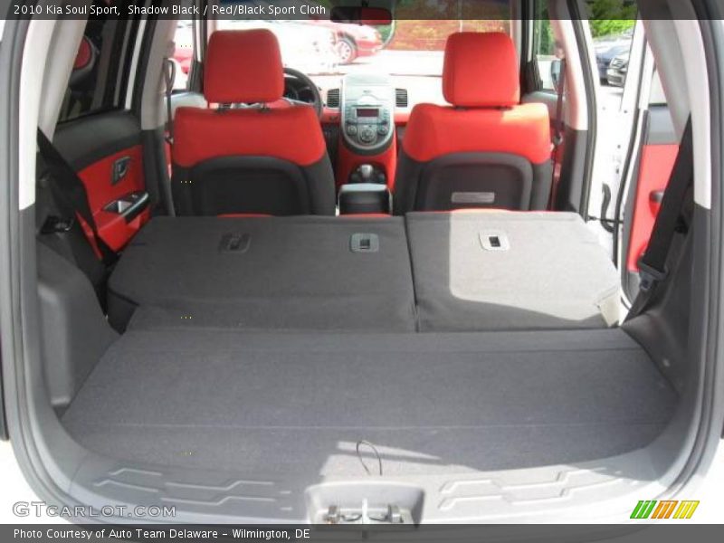 Shadow Black / Red/Black Sport Cloth 2010 Kia Soul Sport