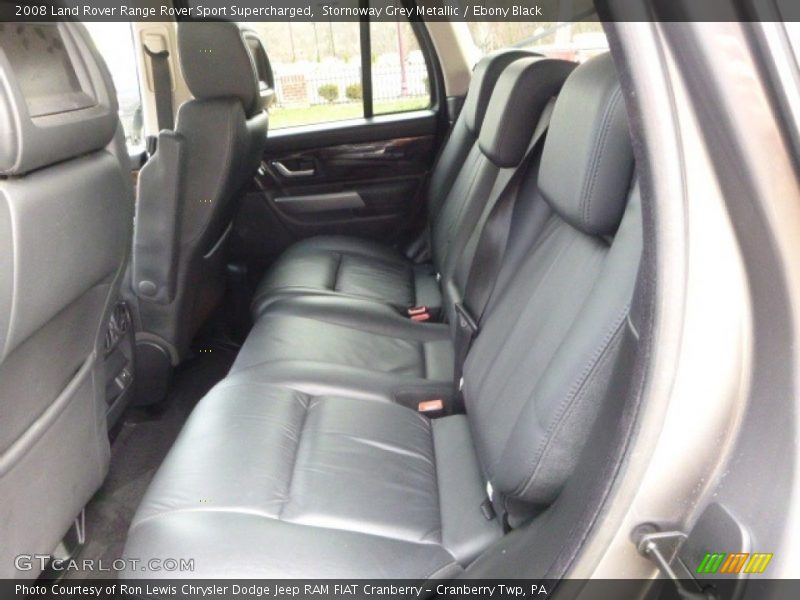 Stornoway Grey Metallic / Ebony Black 2008 Land Rover Range Rover Sport Supercharged