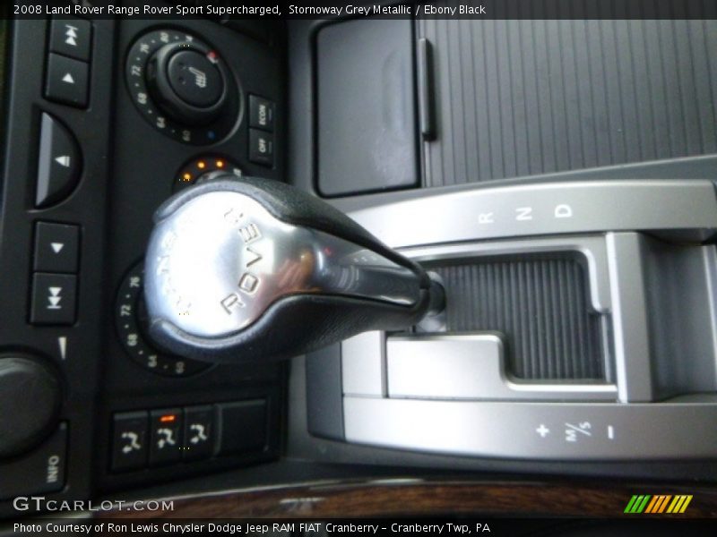 Stornoway Grey Metallic / Ebony Black 2008 Land Rover Range Rover Sport Supercharged