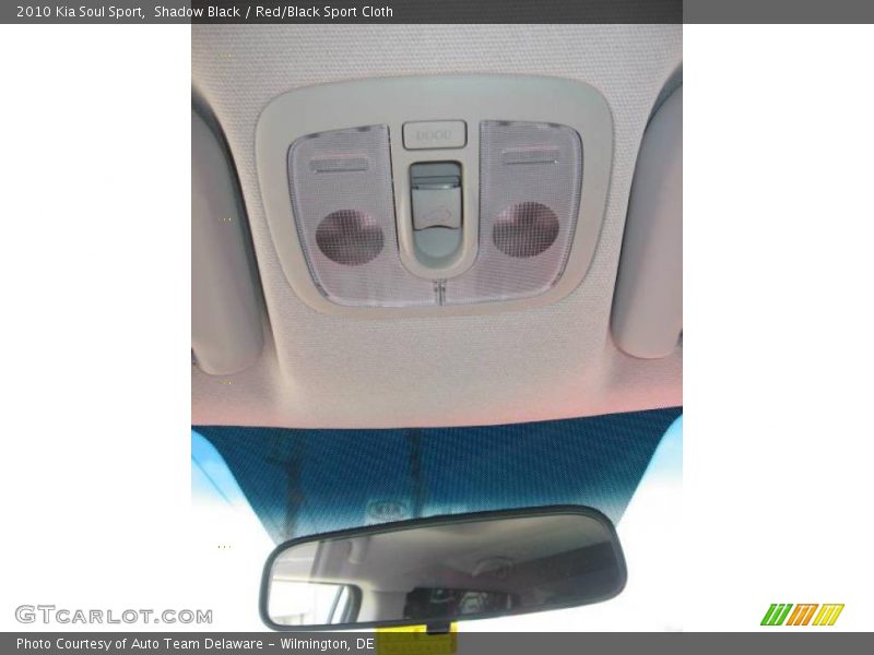 Shadow Black / Red/Black Sport Cloth 2010 Kia Soul Sport