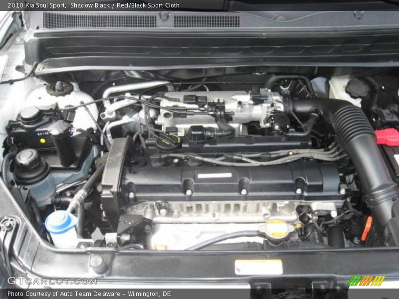 Shadow Black / Red/Black Sport Cloth 2010 Kia Soul Sport