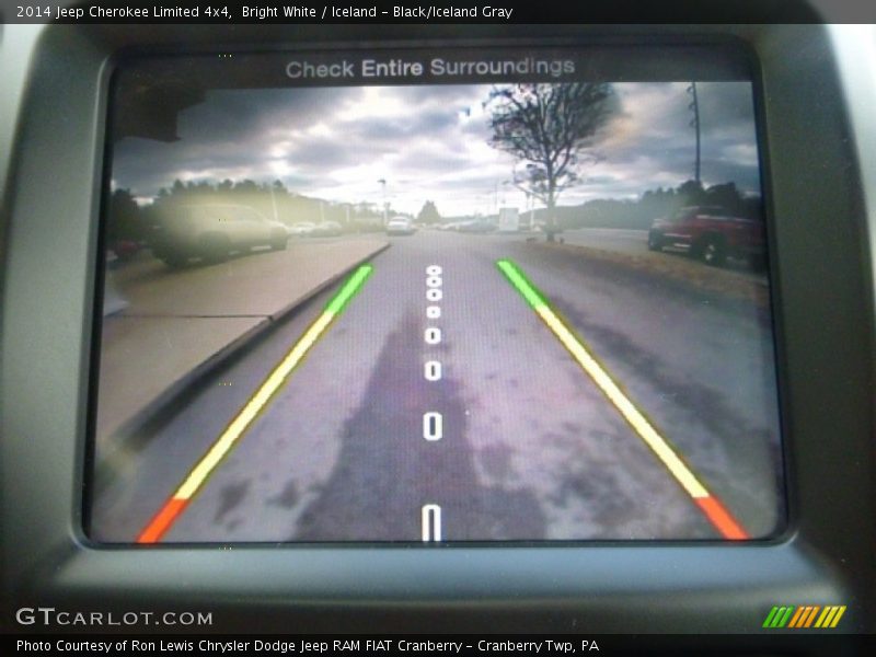 Bright White / Iceland - Black/Iceland Gray 2014 Jeep Cherokee Limited 4x4