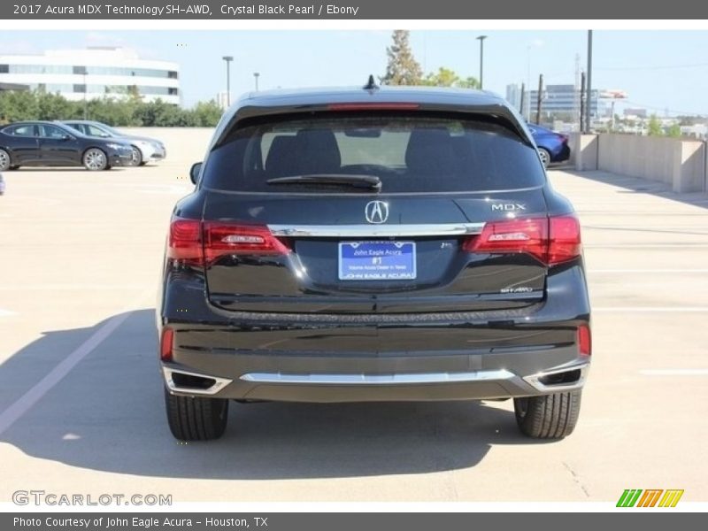 Crystal Black Pearl / Ebony 2017 Acura MDX Technology SH-AWD