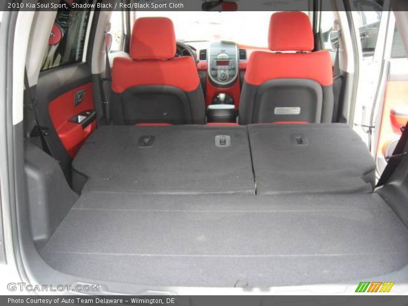 Shadow Black / Red/Black Sport Cloth 2010 Kia Soul Sport