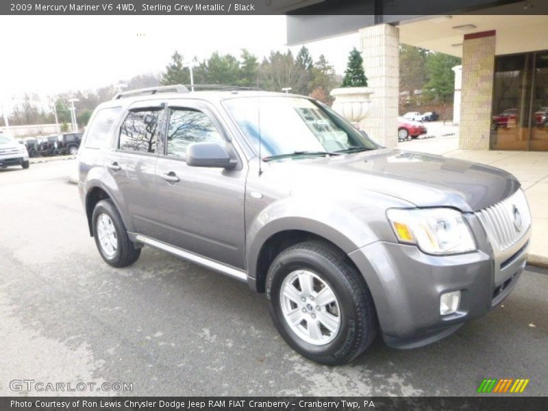 Sterling Grey Metallic / Black 2009 Mercury Mariner V6 4WD