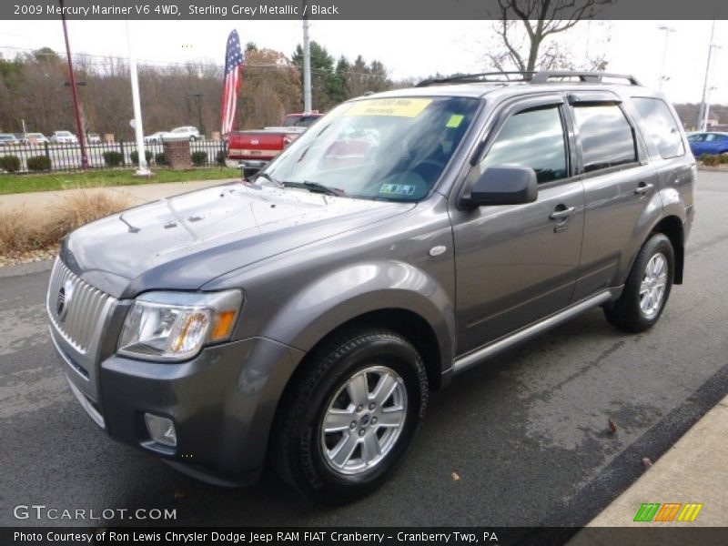Sterling Grey Metallic / Black 2009 Mercury Mariner V6 4WD
