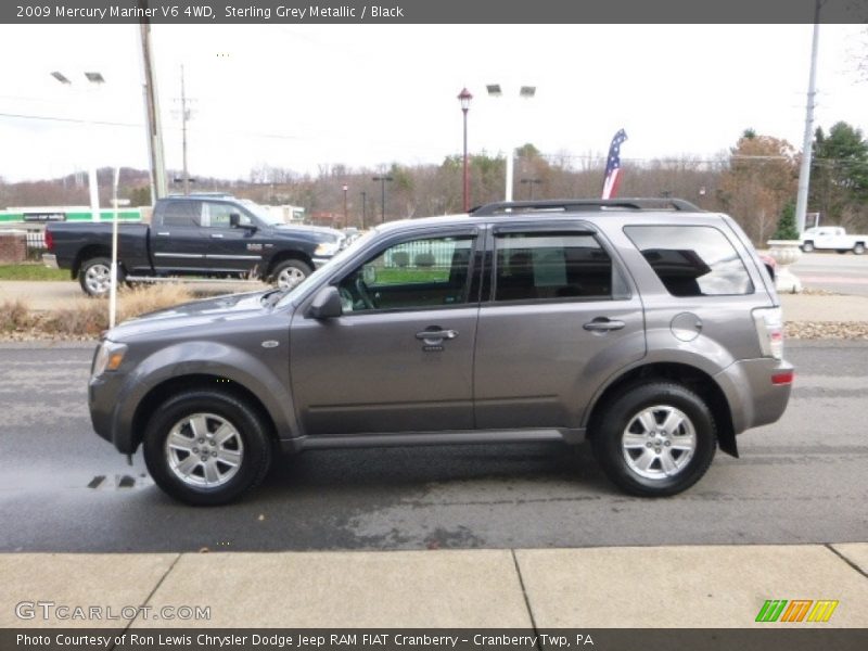 Sterling Grey Metallic / Black 2009 Mercury Mariner V6 4WD