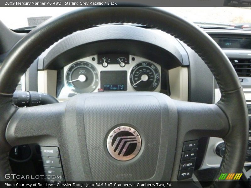 Sterling Grey Metallic / Black 2009 Mercury Mariner V6 4WD