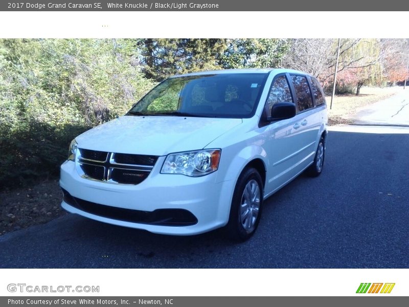 White Knuckle / Black/Light Graystone 2017 Dodge Grand Caravan SE