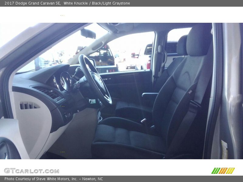 White Knuckle / Black/Light Graystone 2017 Dodge Grand Caravan SE