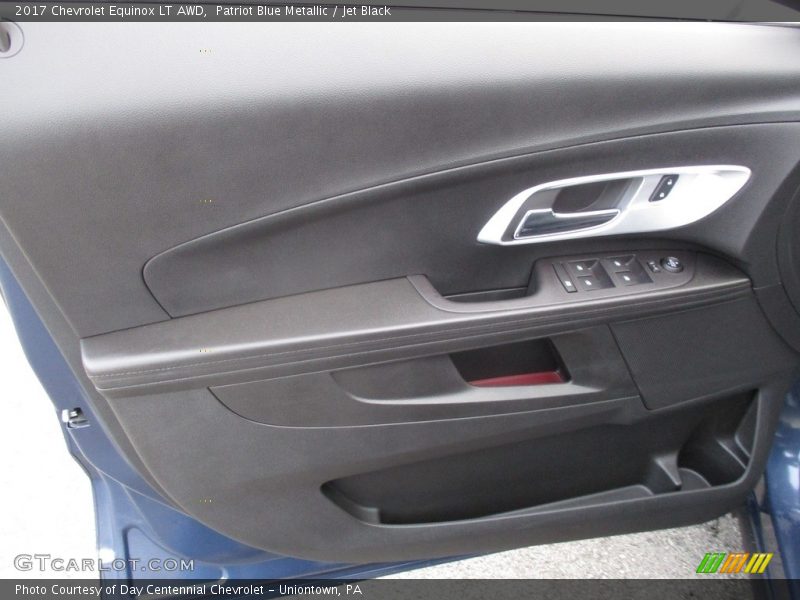 Patriot Blue Metallic / Jet Black 2017 Chevrolet Equinox LT AWD